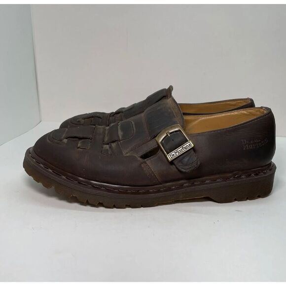 Vintage Y2K Dr.‎ Martens Brogue Buckle Woven Mary Jane Size 11 Men main image 6